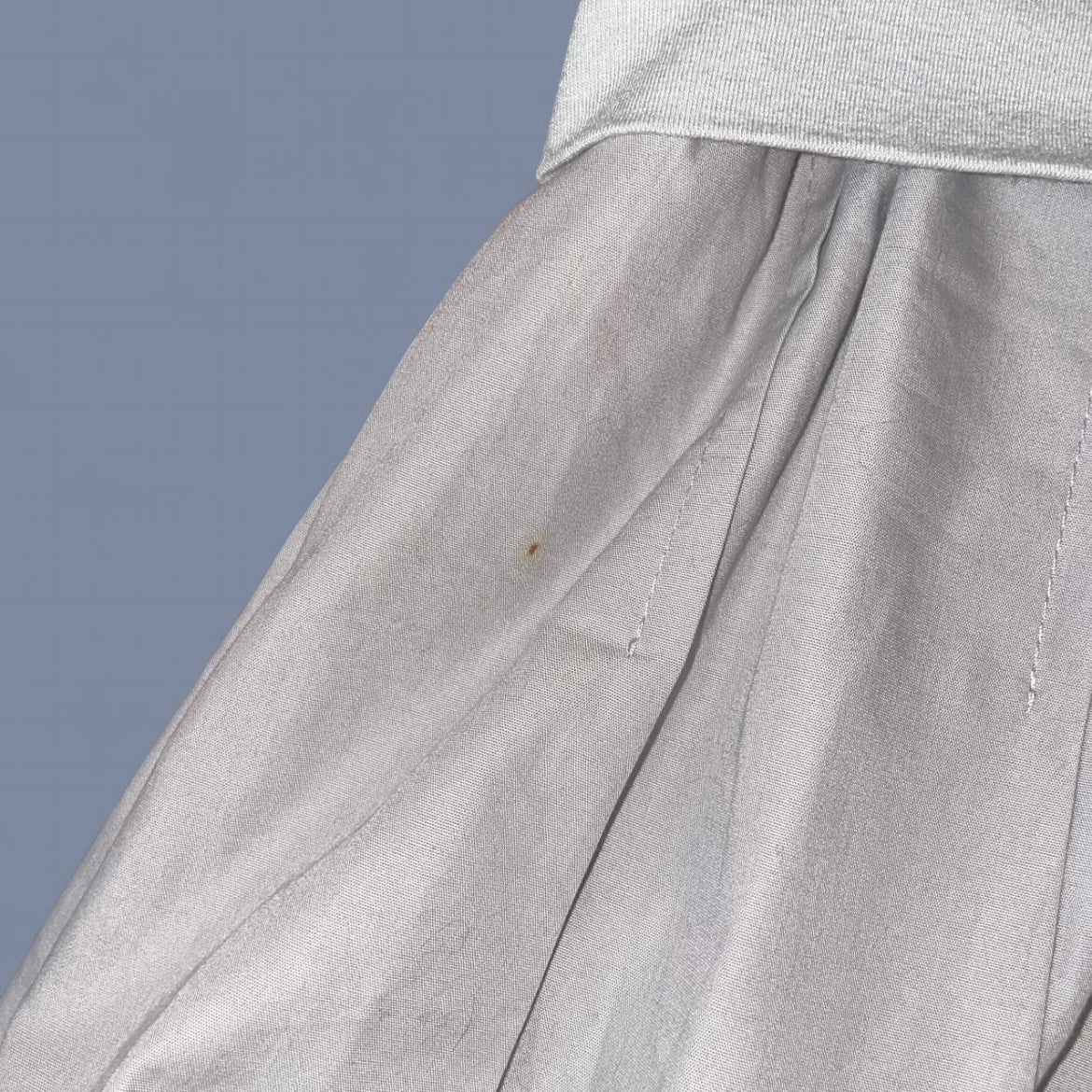 Vintage 00s Gray Pleated Fold Over Waist Mini Skirt