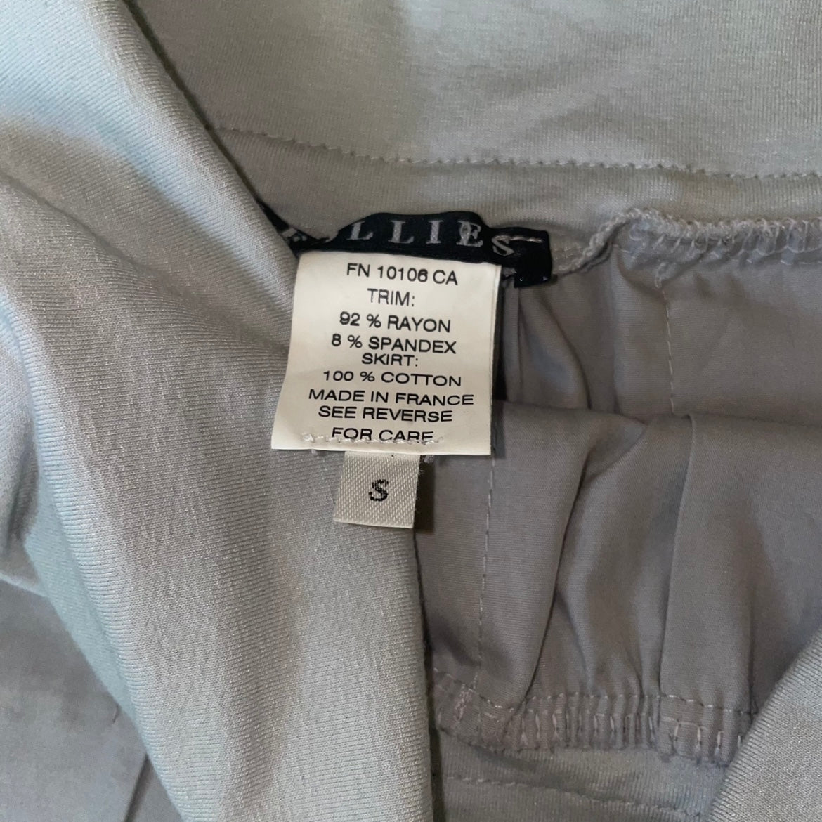 Vintage 00s Gray Pleated Fold Over Waist Mini Skirt