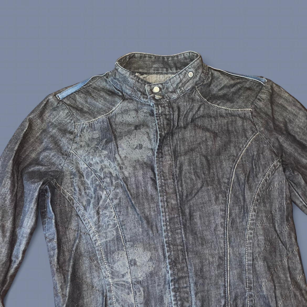 Vintage Diesel Denim Button Up Jacket
