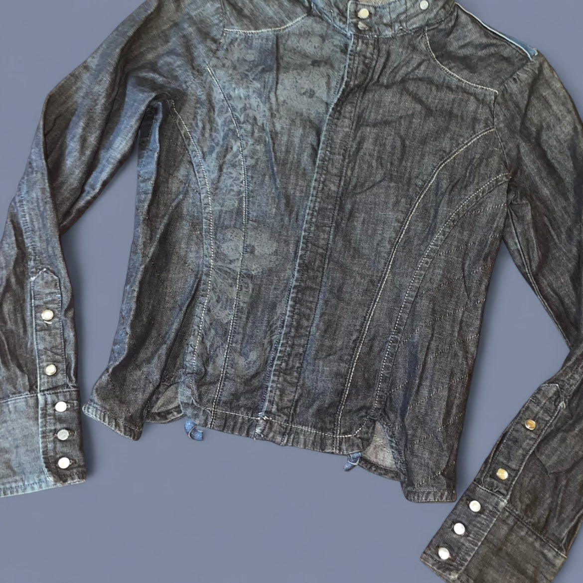 Vintage Diesel Denim Button Up Jacket