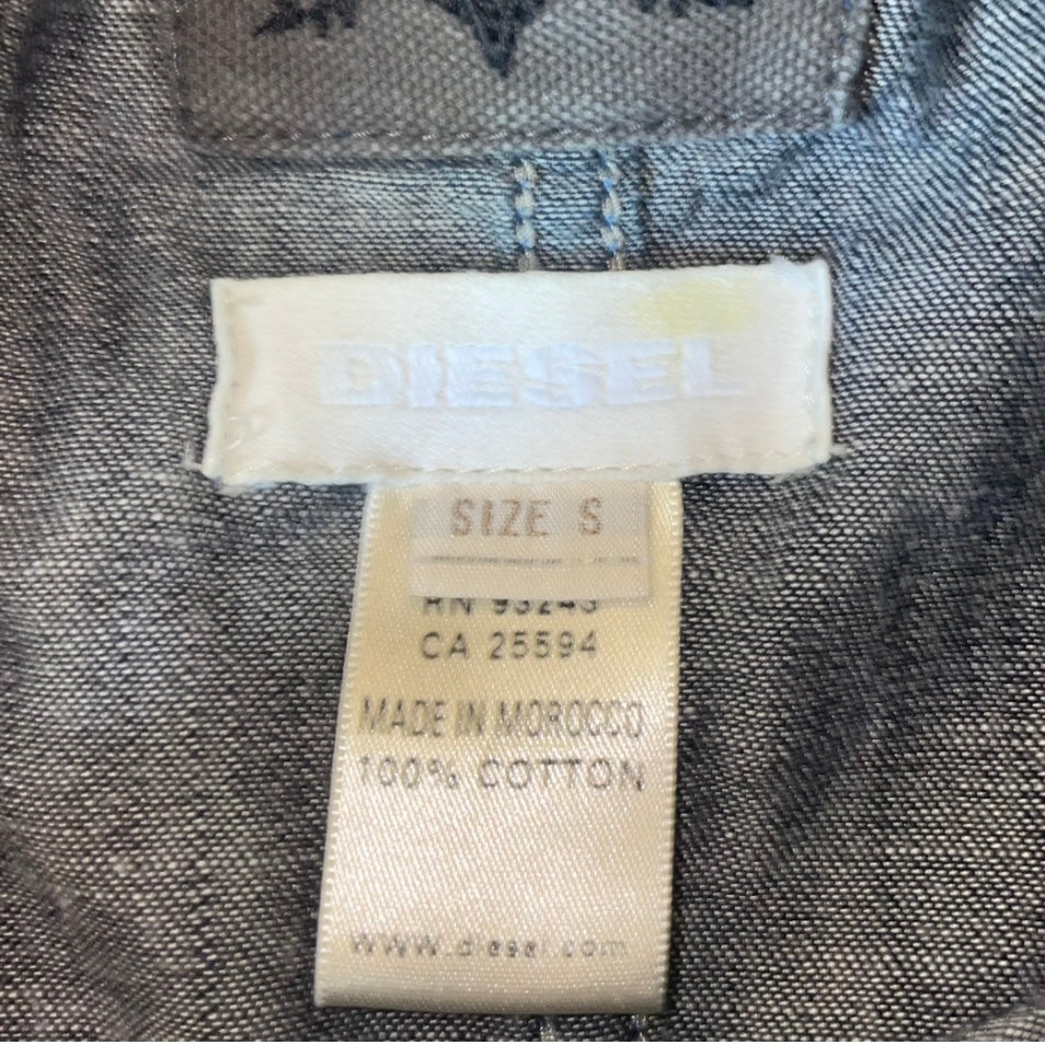 Vintage Diesel Denim Button Up Jacket