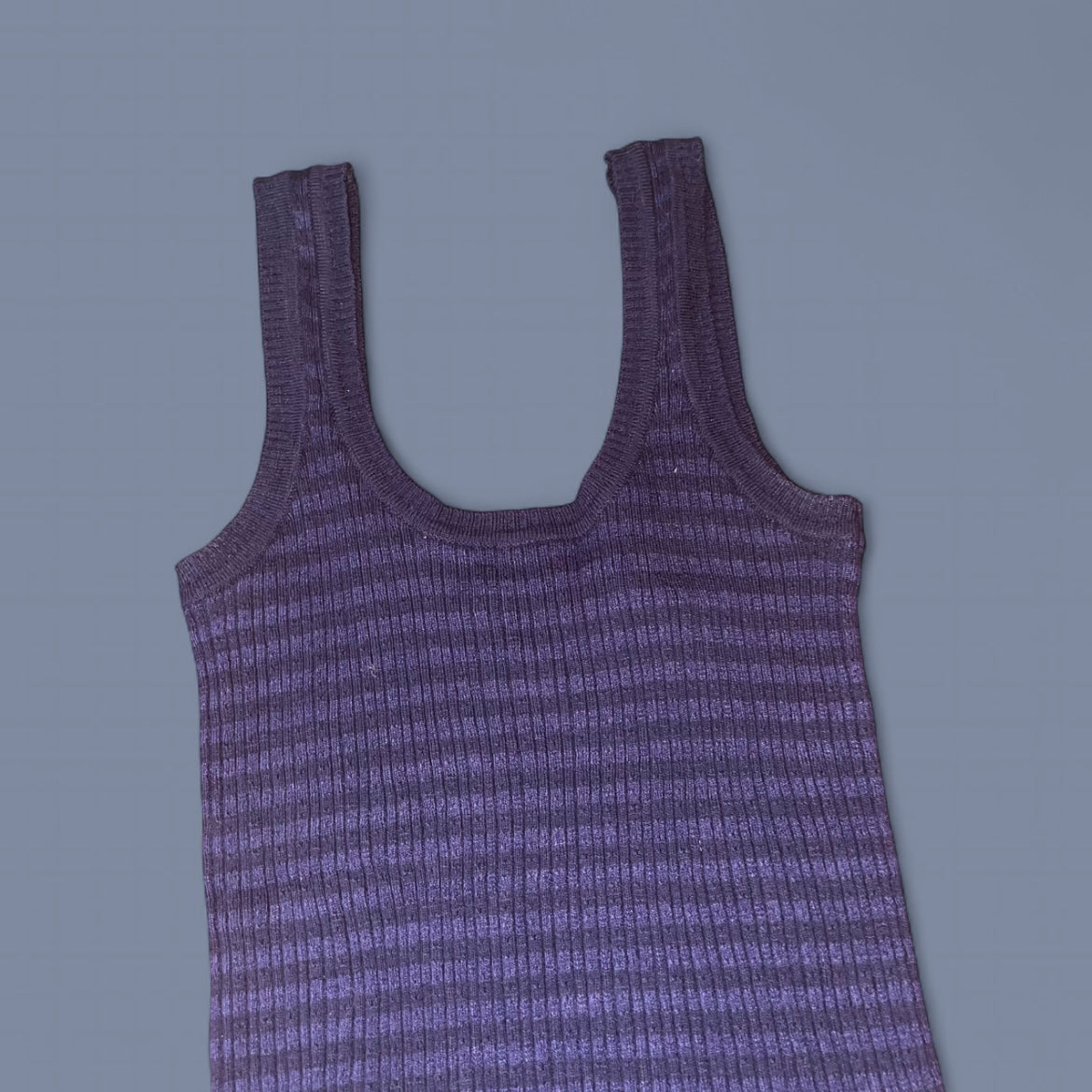 G-Star Navy Ribbed Tank