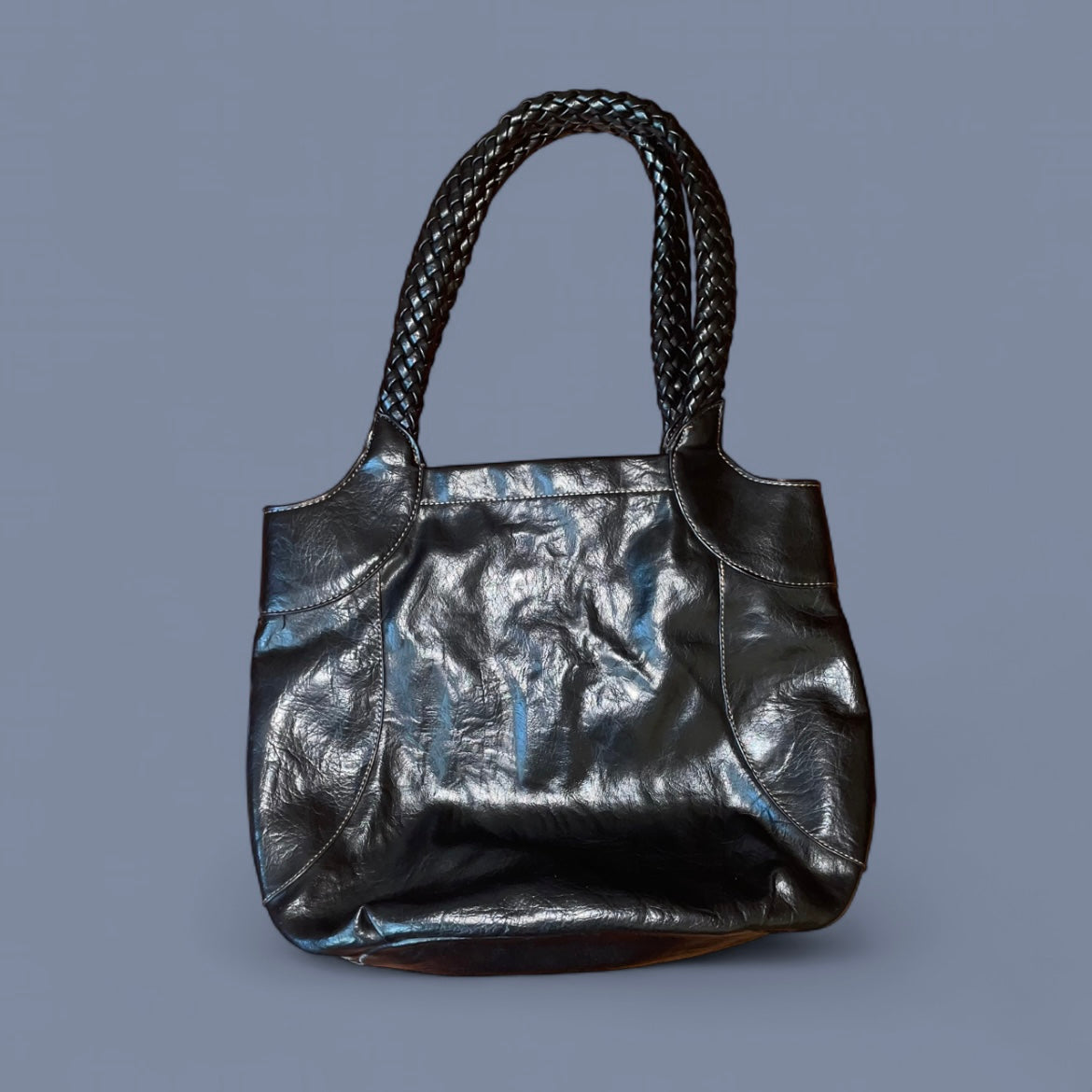 Levi's Black Leather Studded Shoulder Bag