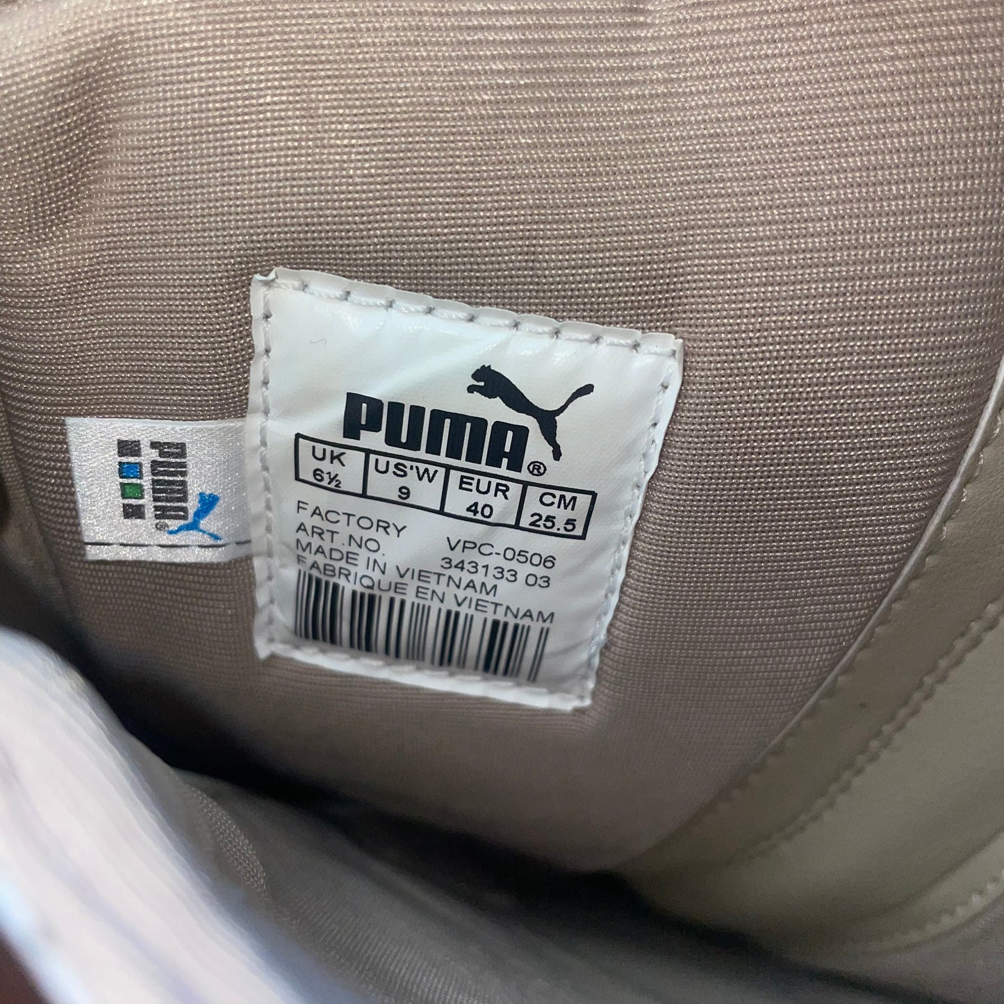 Vintage Puma White Leather Boots