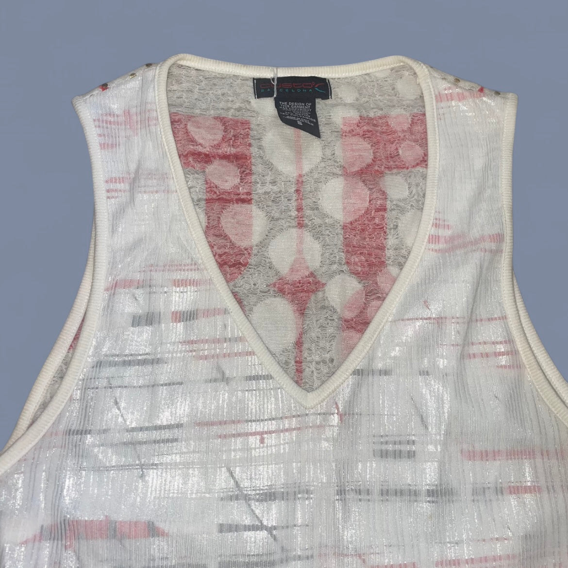 Vintage Custo Barcelona Graphic Tank