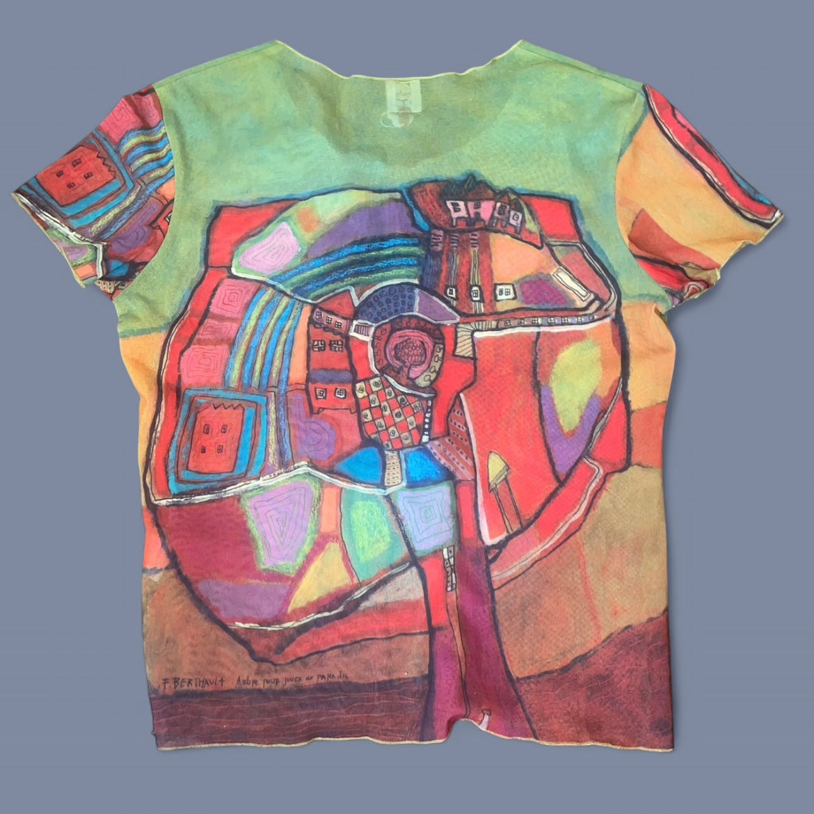 Aventures Des Toiles Sheer Mesh Graphic Tee