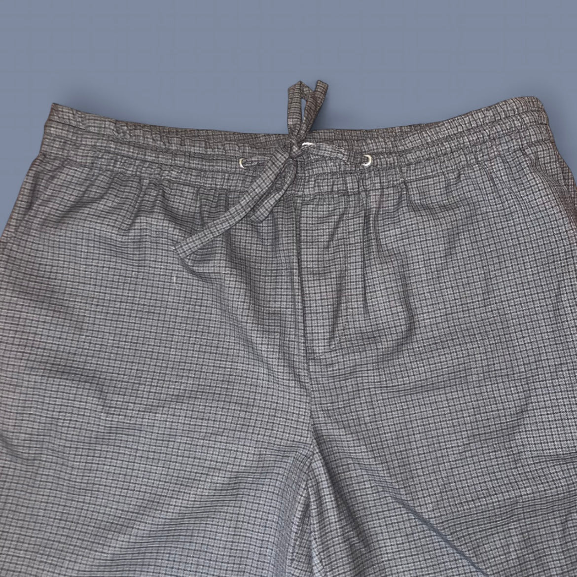 Vintage Miu Miu Dark Gray Checkered Trouser