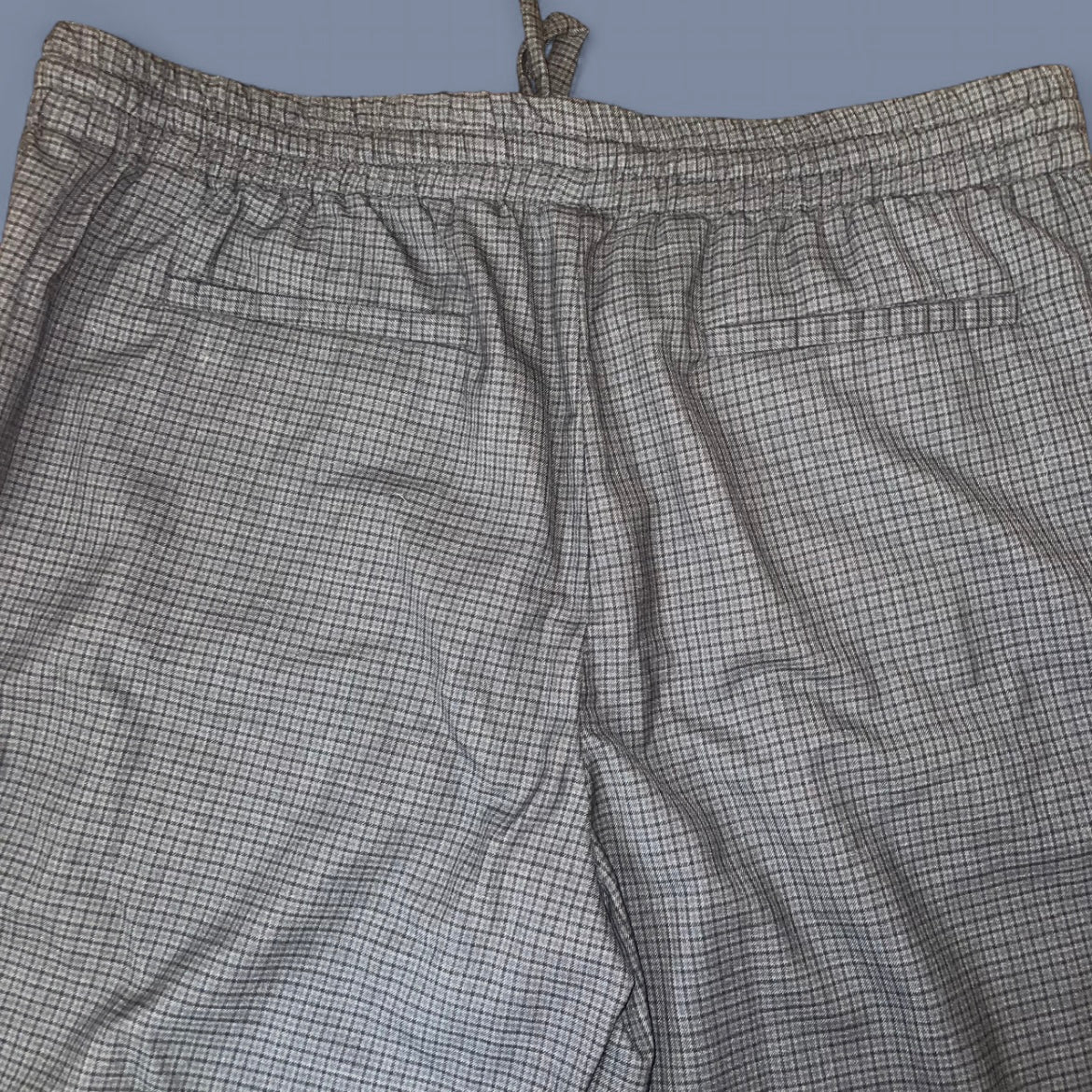 Vintage Miu Miu Dark Gray Checkered Trouser