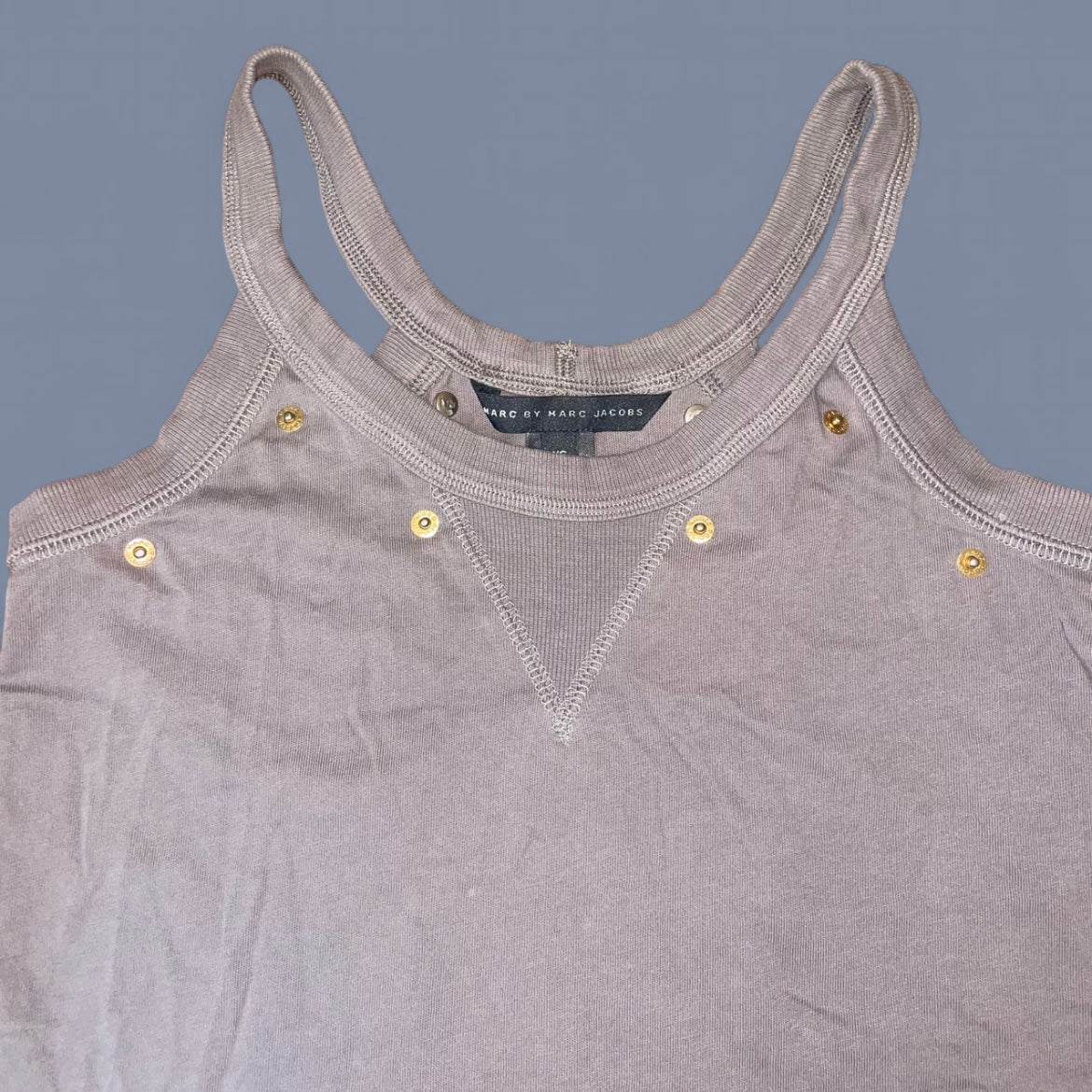 Marc Jacobs Gray Studded Cami
