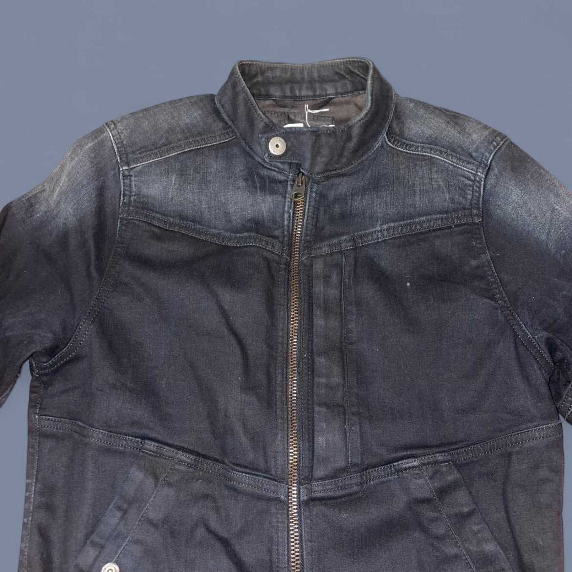 G-Star Dark Wash Denim Utility Jacket