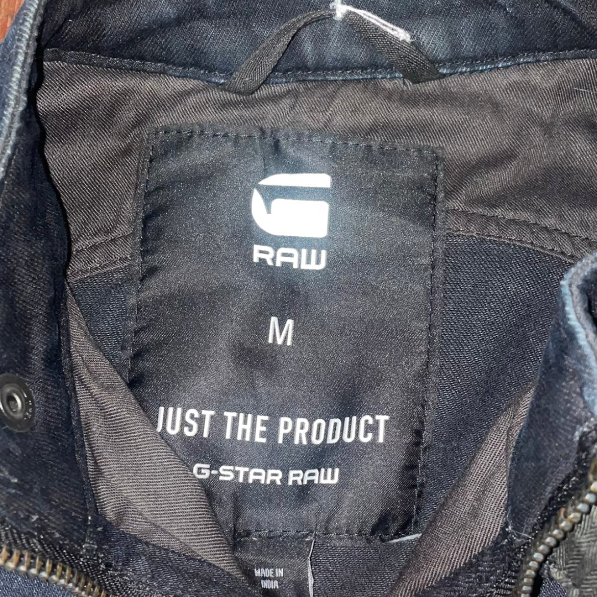 G-Star Dark Wash Denim Utility Jacket