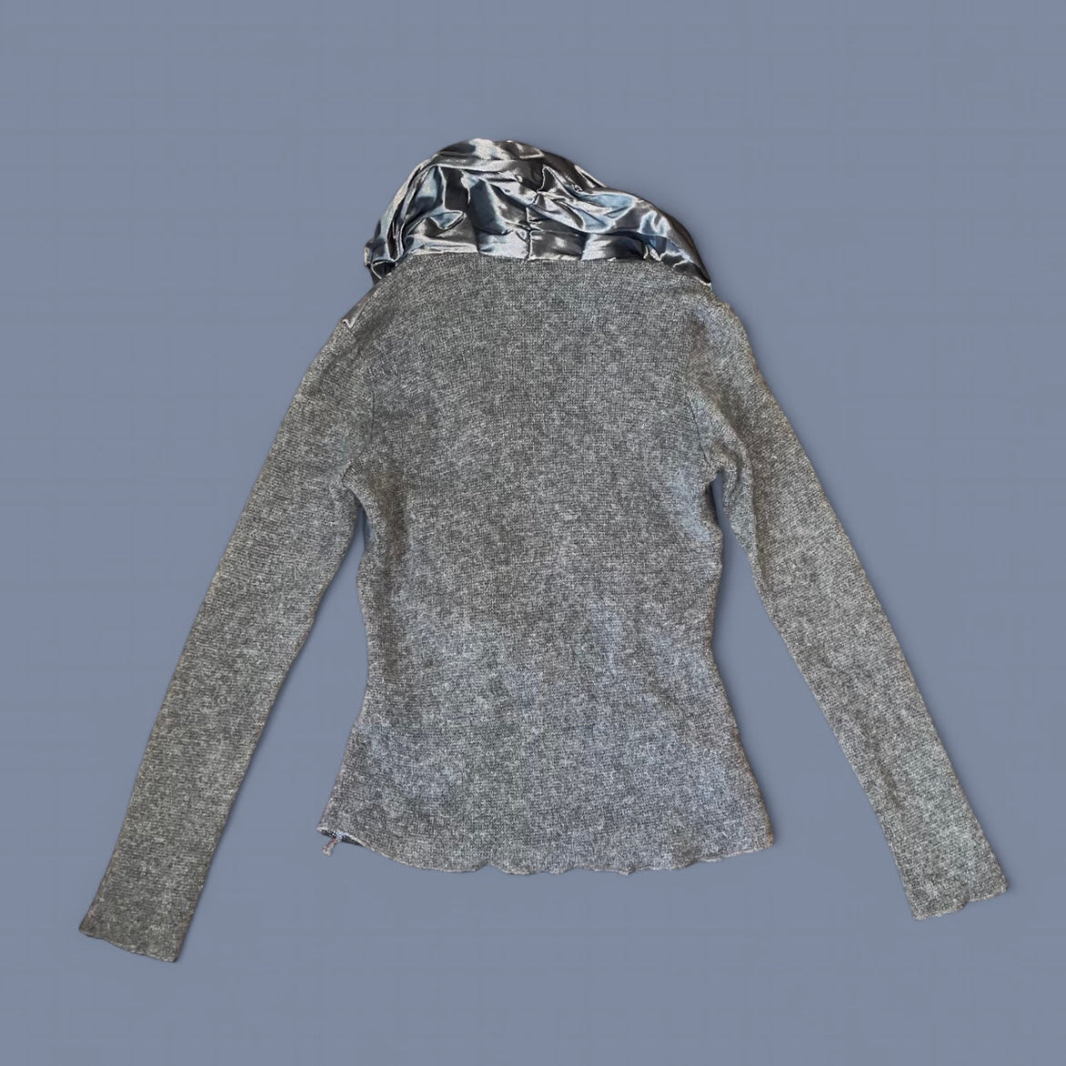 Vintage French Metallic Zip Up Jacket