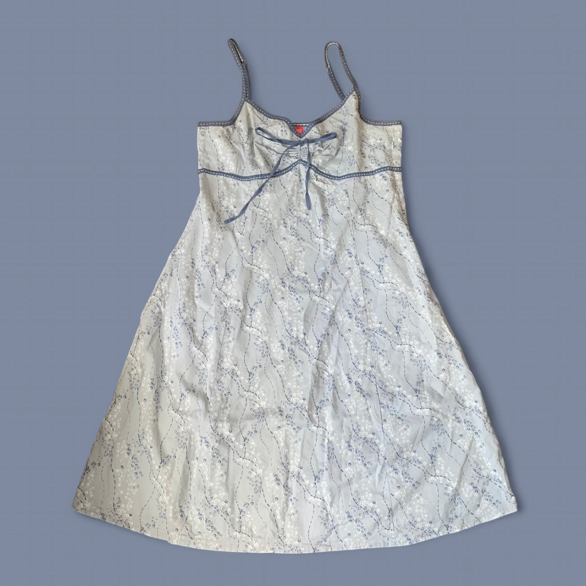 00s Esprit Muted Blue Maxi Dress