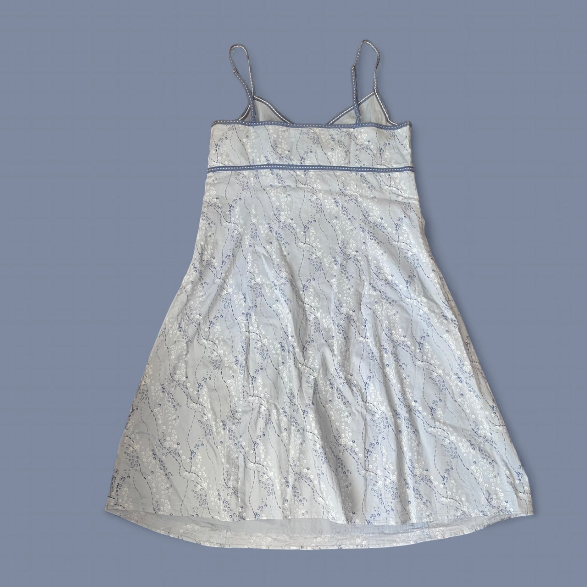 00s Esprit Muted Blue Maxi Dress