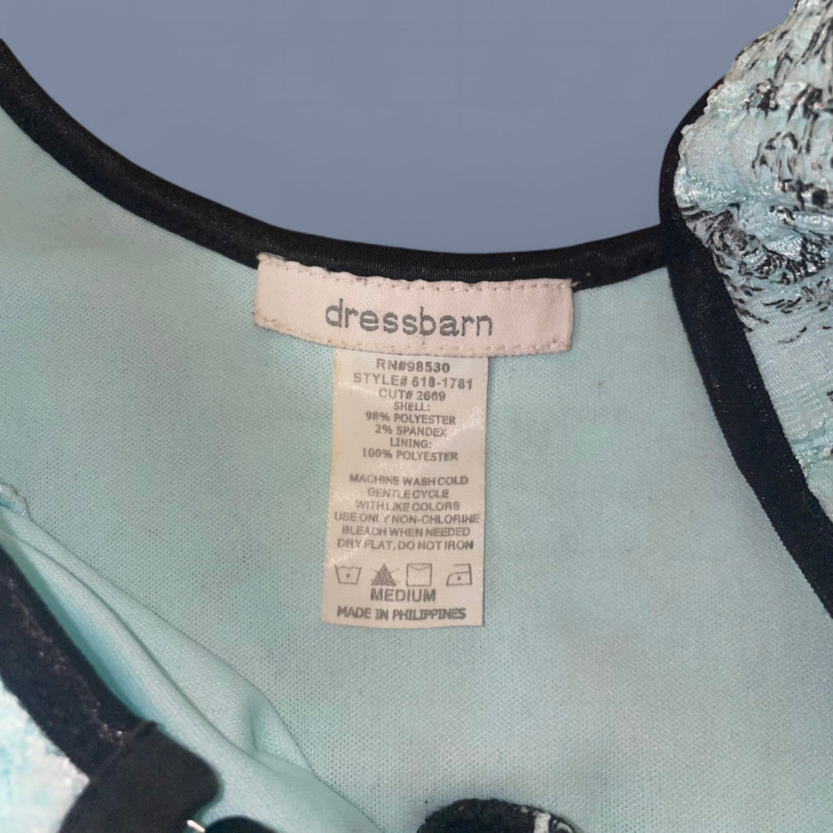 Vintage 00s Baby Blue Lace Up Top