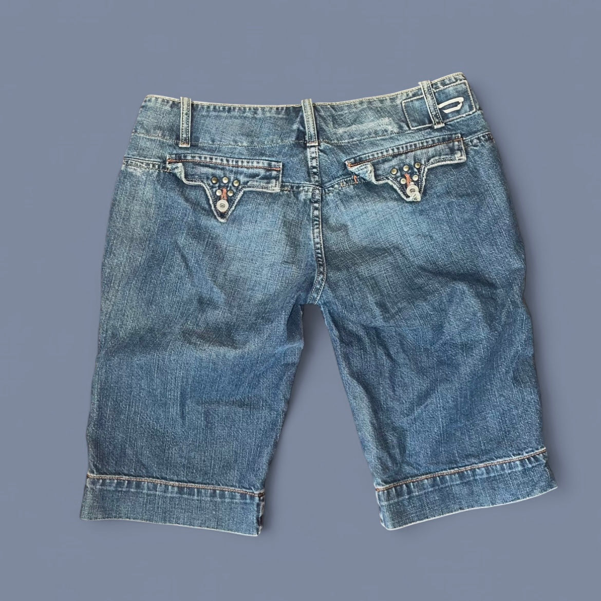 Vintage Diesel Studded Denim Shorts