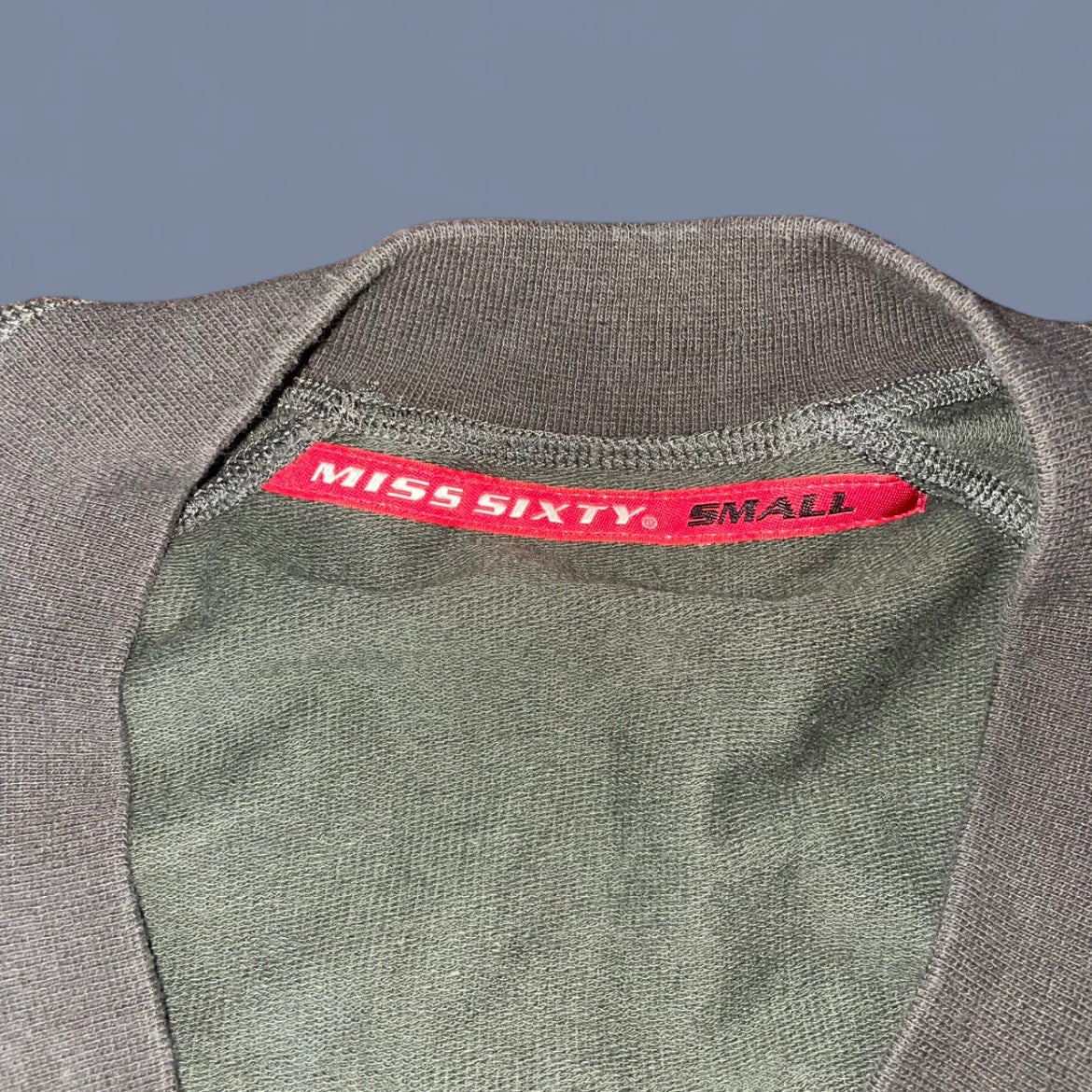 Vintage Miss Sixty Khaki Green Vest