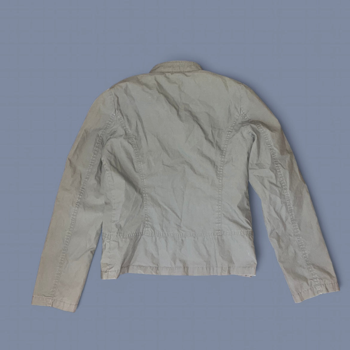 00s Khaki Green Military-style Jacket