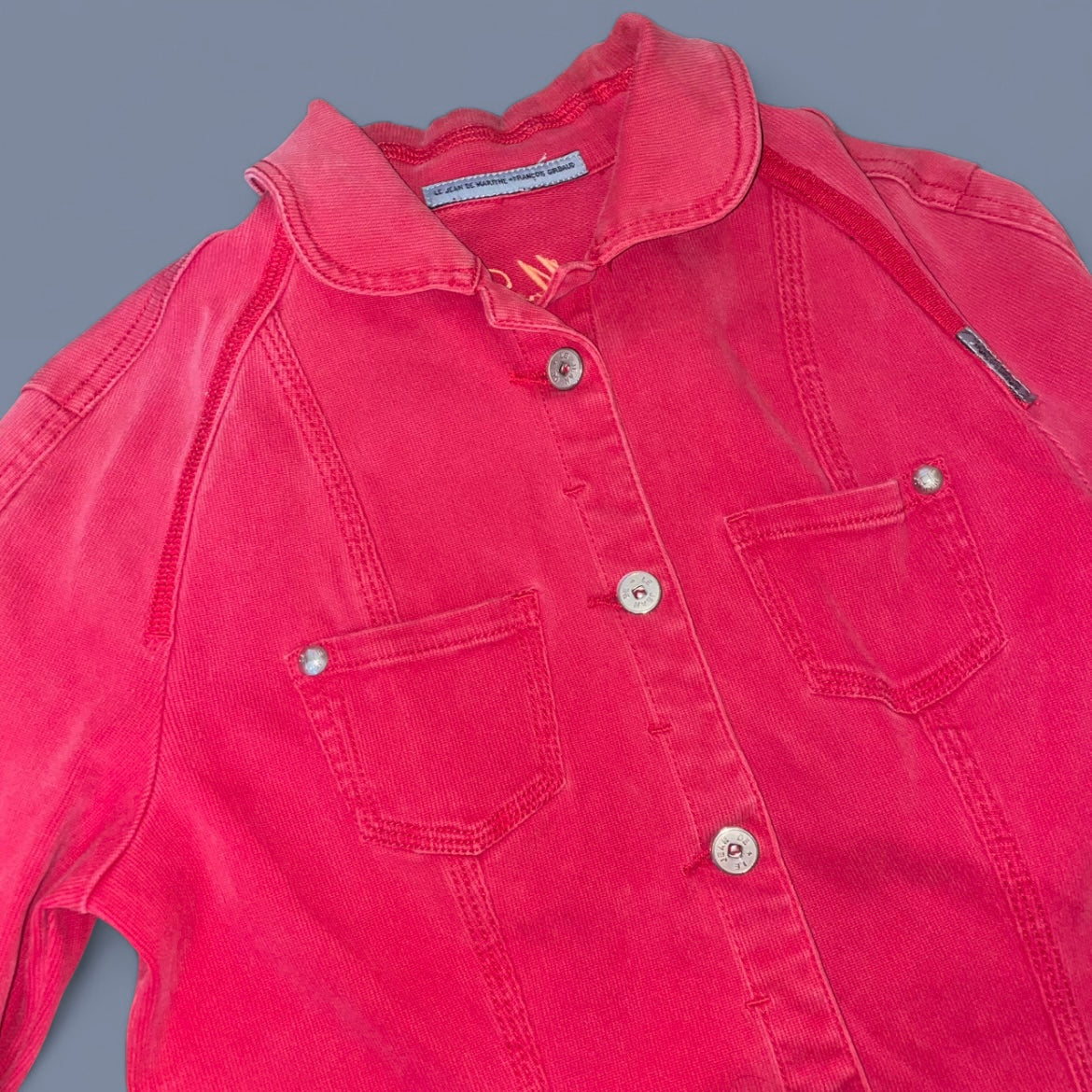 Vintage Marithé + François Girbaud Red Utility Jacket
