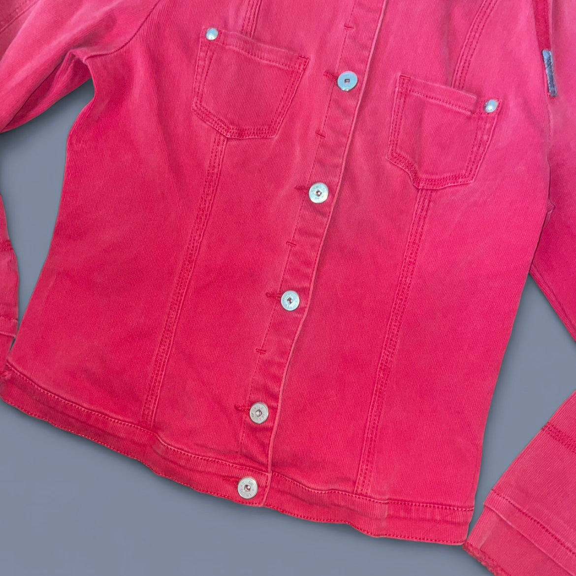 Vintage Marithé + François Girbaud Red Utility Jacket