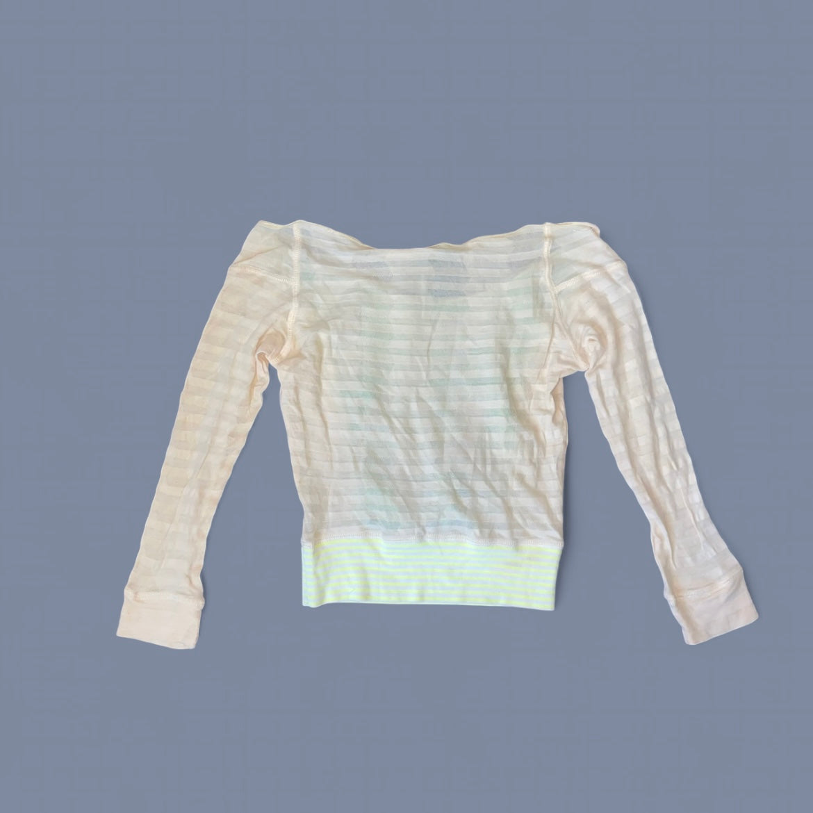 Vintage Custo Barcelona Knit Boat-neck Top