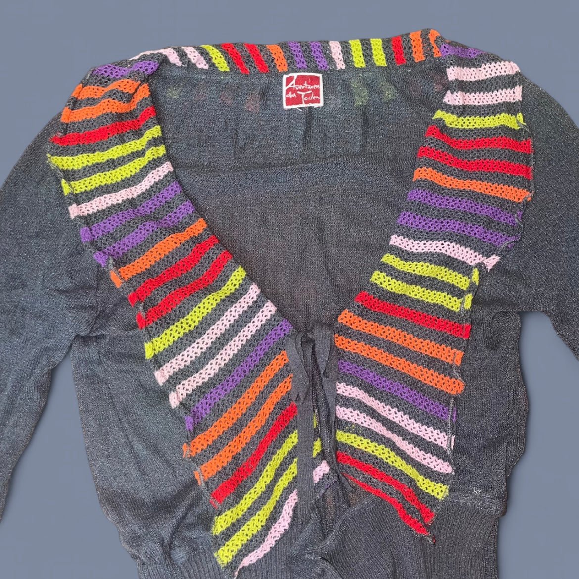 Aventures Des Toiles Knit Stripe Cardigan