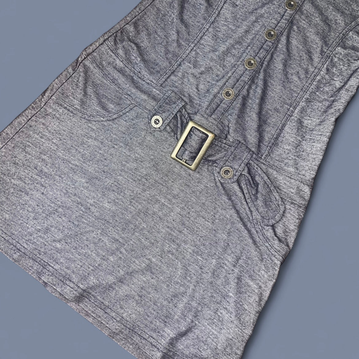 00s Guess Utility Style Denim-style Dress