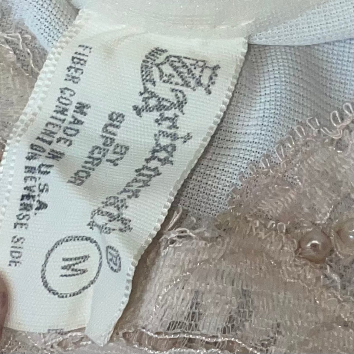 Vintage Cream Tulle Babydoll Top