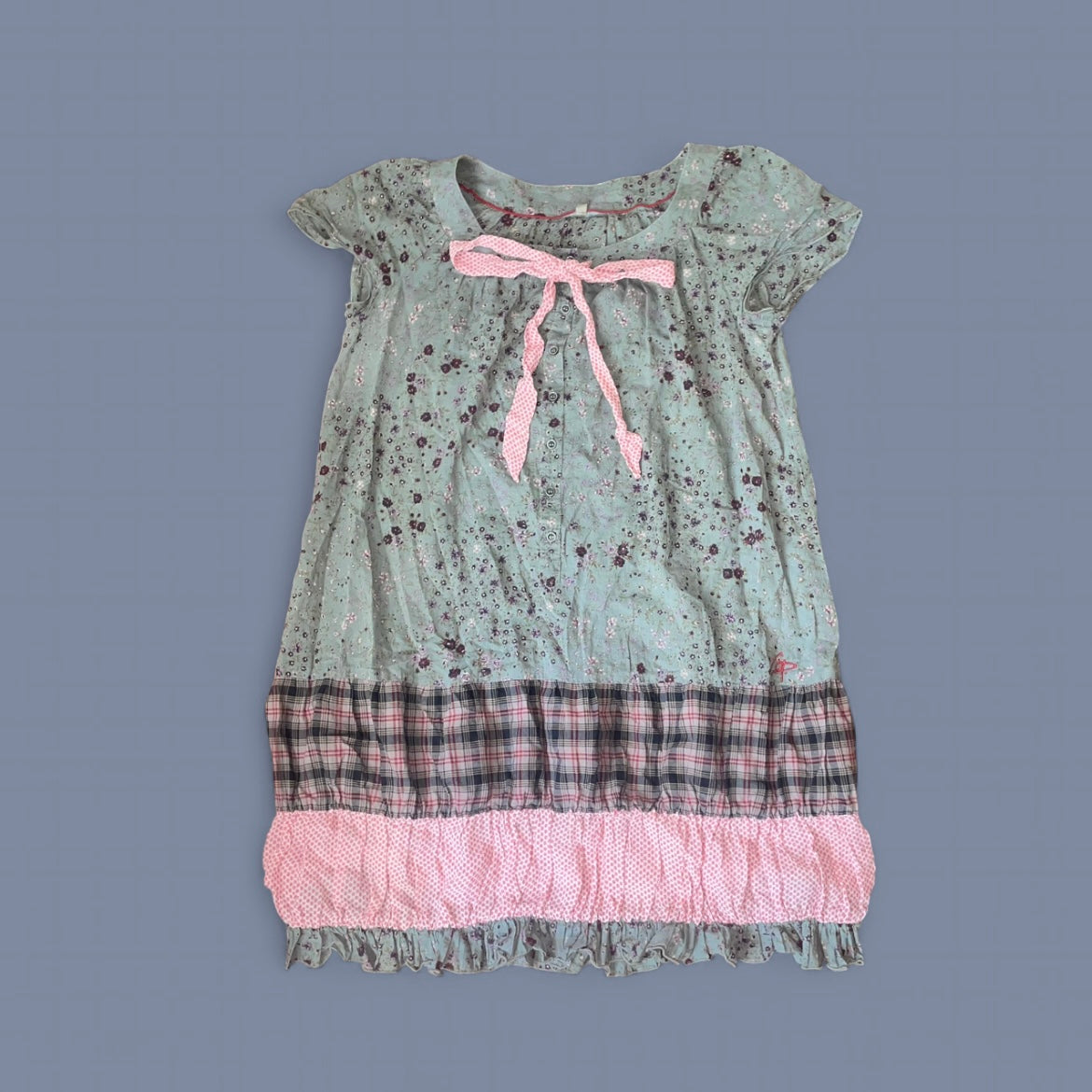 Vintage Cop. Copine Floral Mini Babydoll Dress