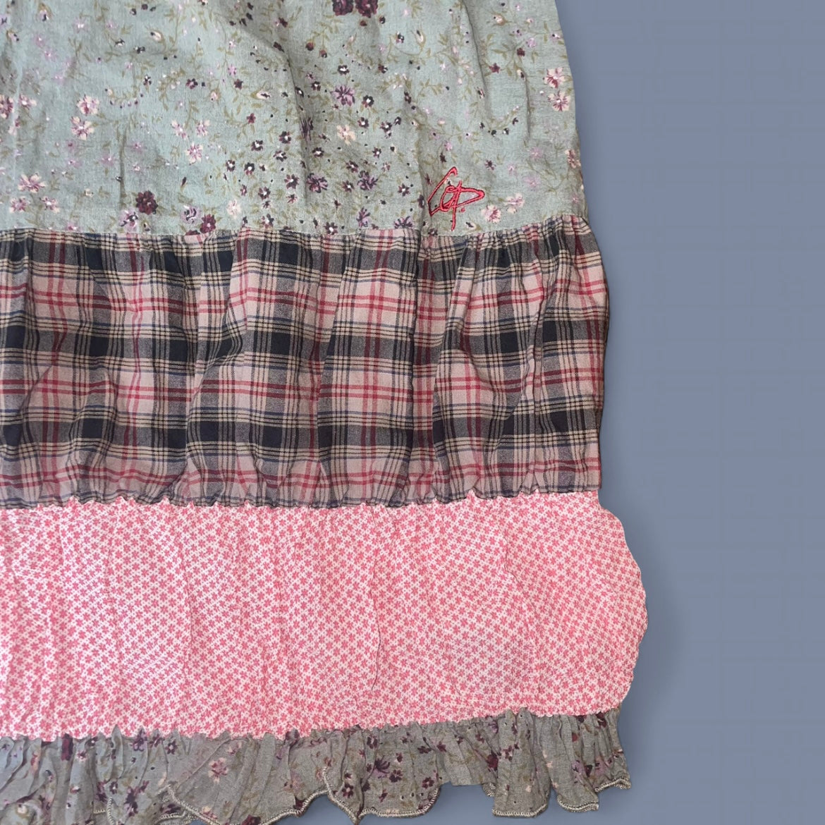 Vintage Cop. Copine Floral Mini Babydoll Dress