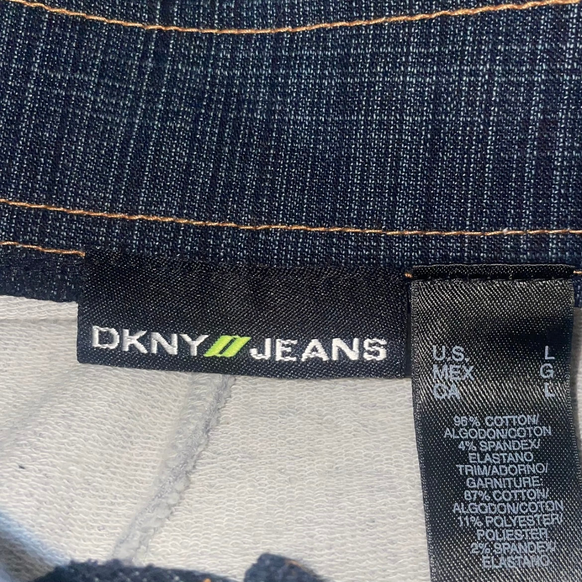 Vintage DKNY Grey Zip Up Sweatshirt