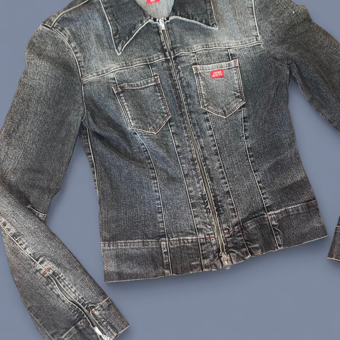 Vintage Miss Sixty Black Denim Jacket