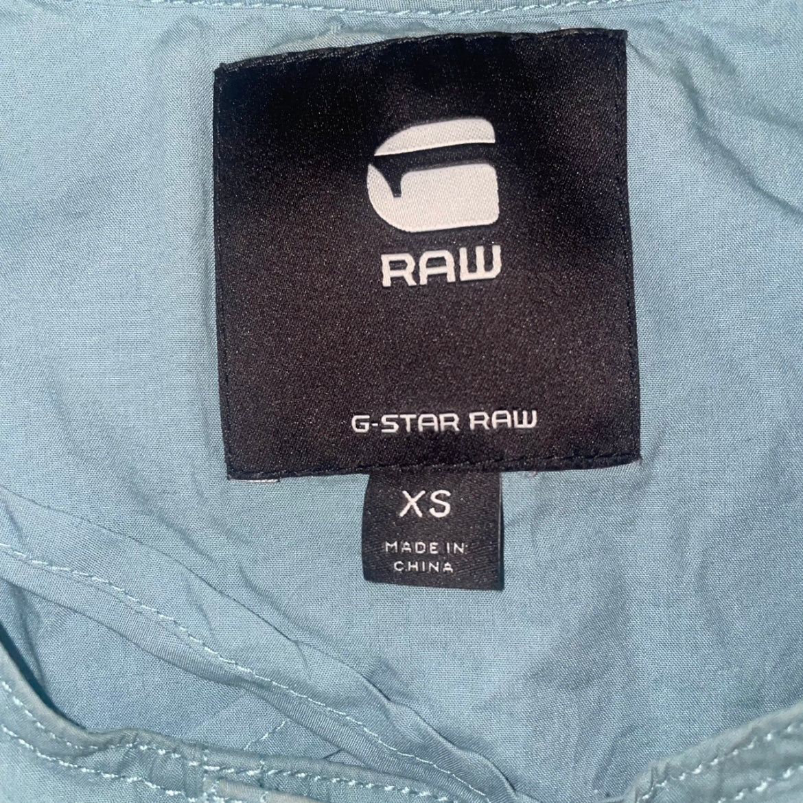 G-Star Teal Utility-style Maxi Dress