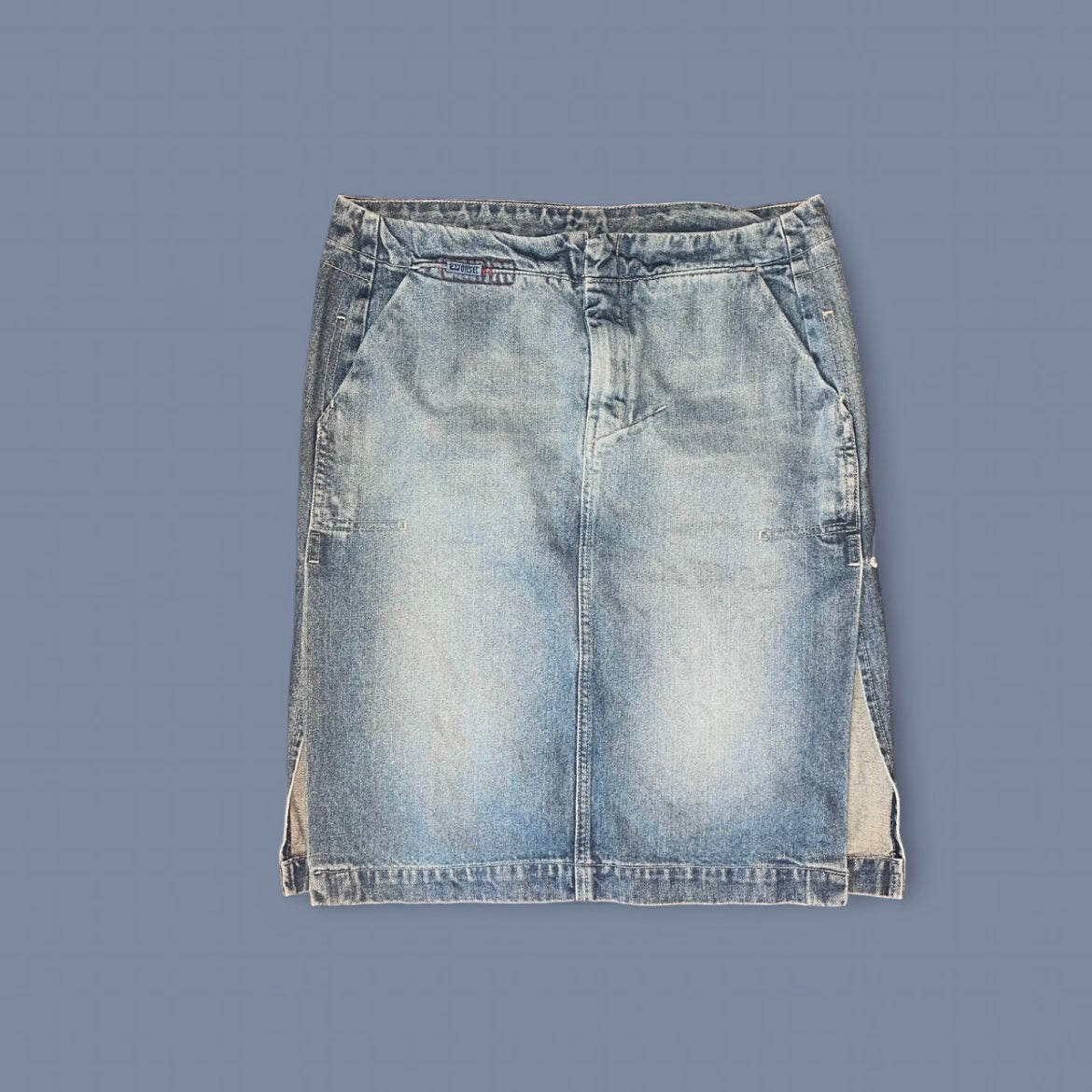 Vintage Diesel Denim Midi Skirt