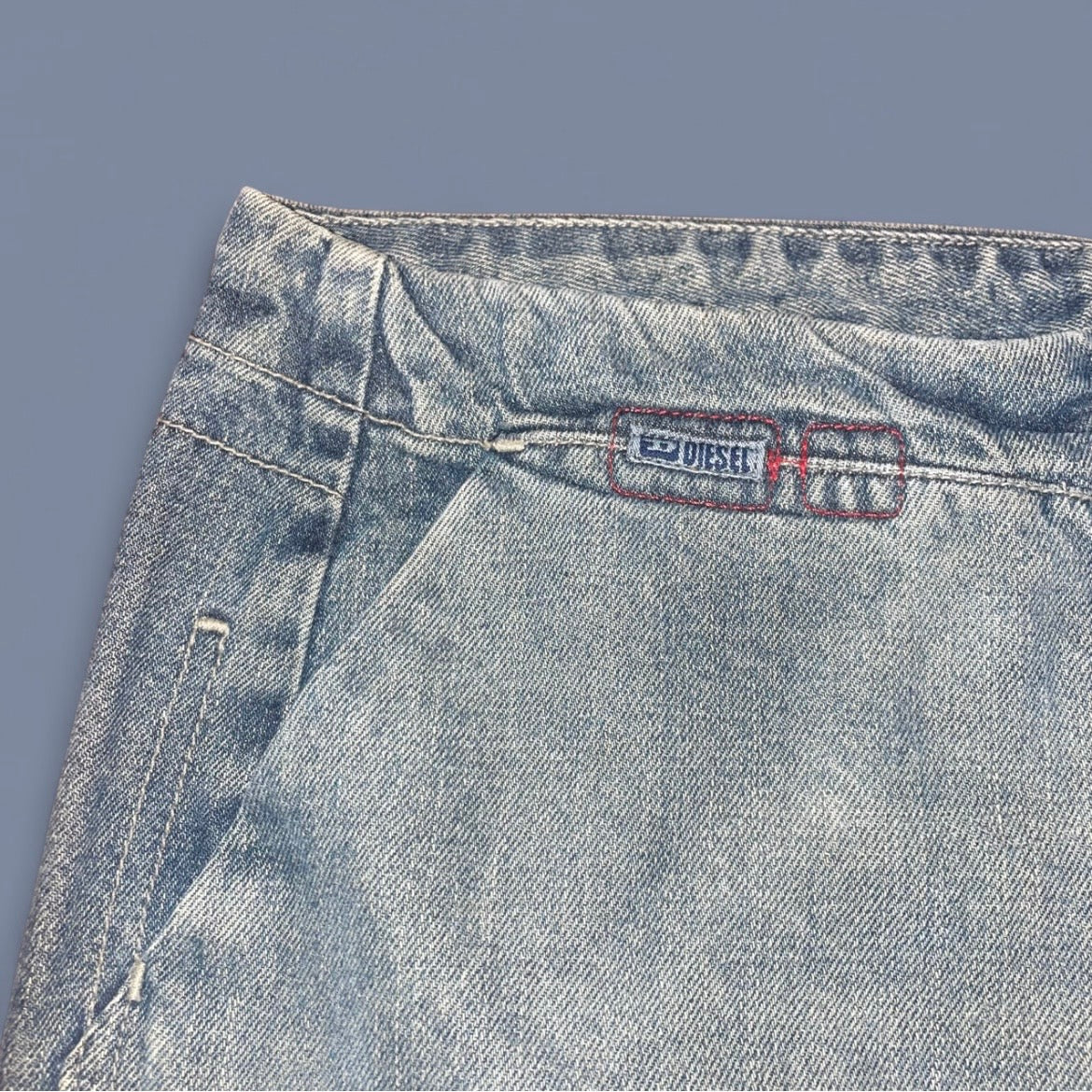 Vintage Diesel Denim Midi Skirt