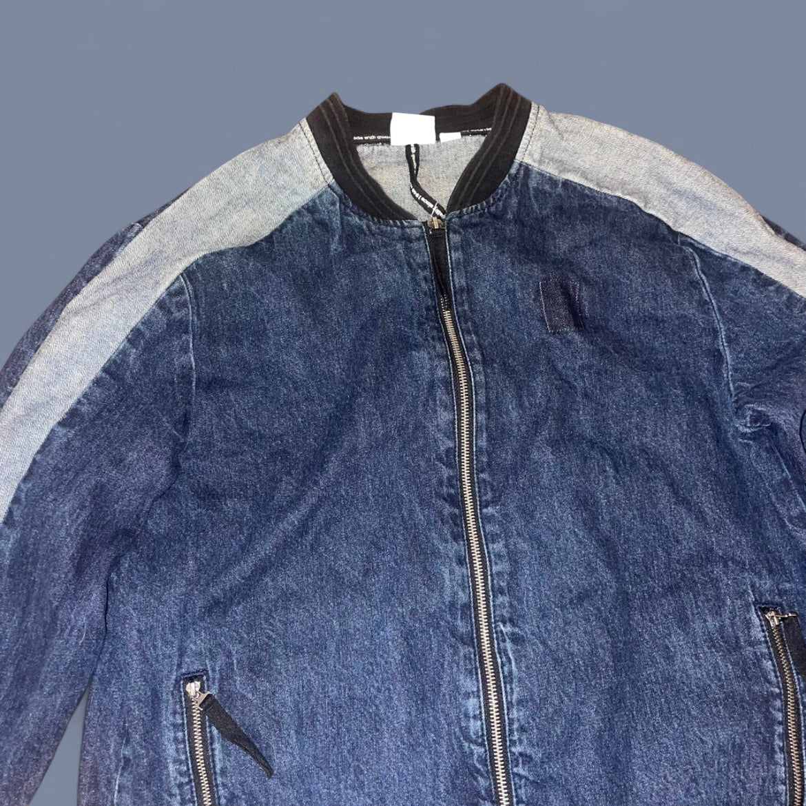 Vintage Puma Denim Bomber Jacket