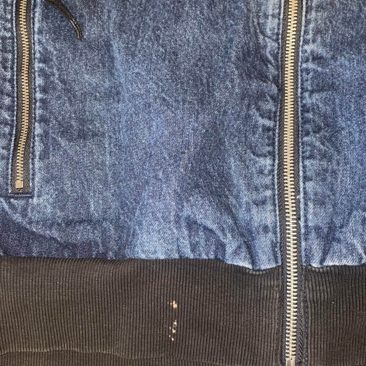 Vintage Puma Denim Bomber Jacket