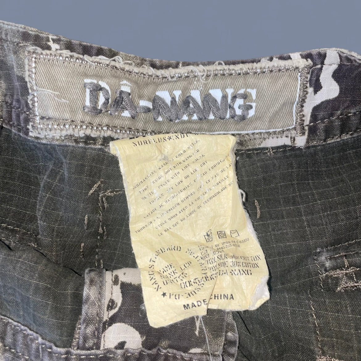 Vintage Da-Nang Camo Booty Shorts