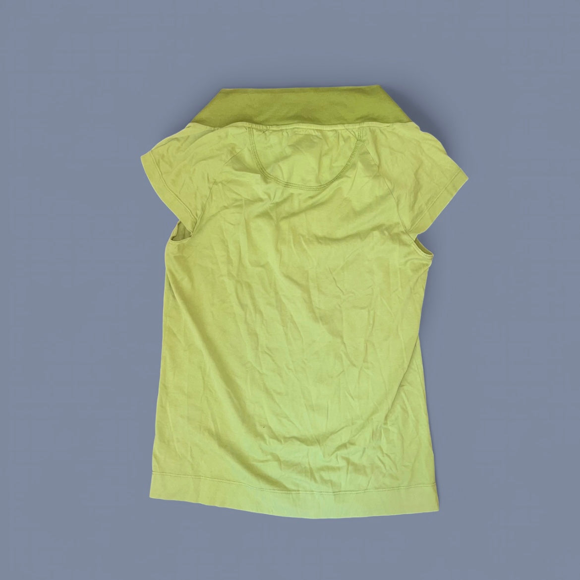 Vintage Miss Sixty Green Ruffle Top