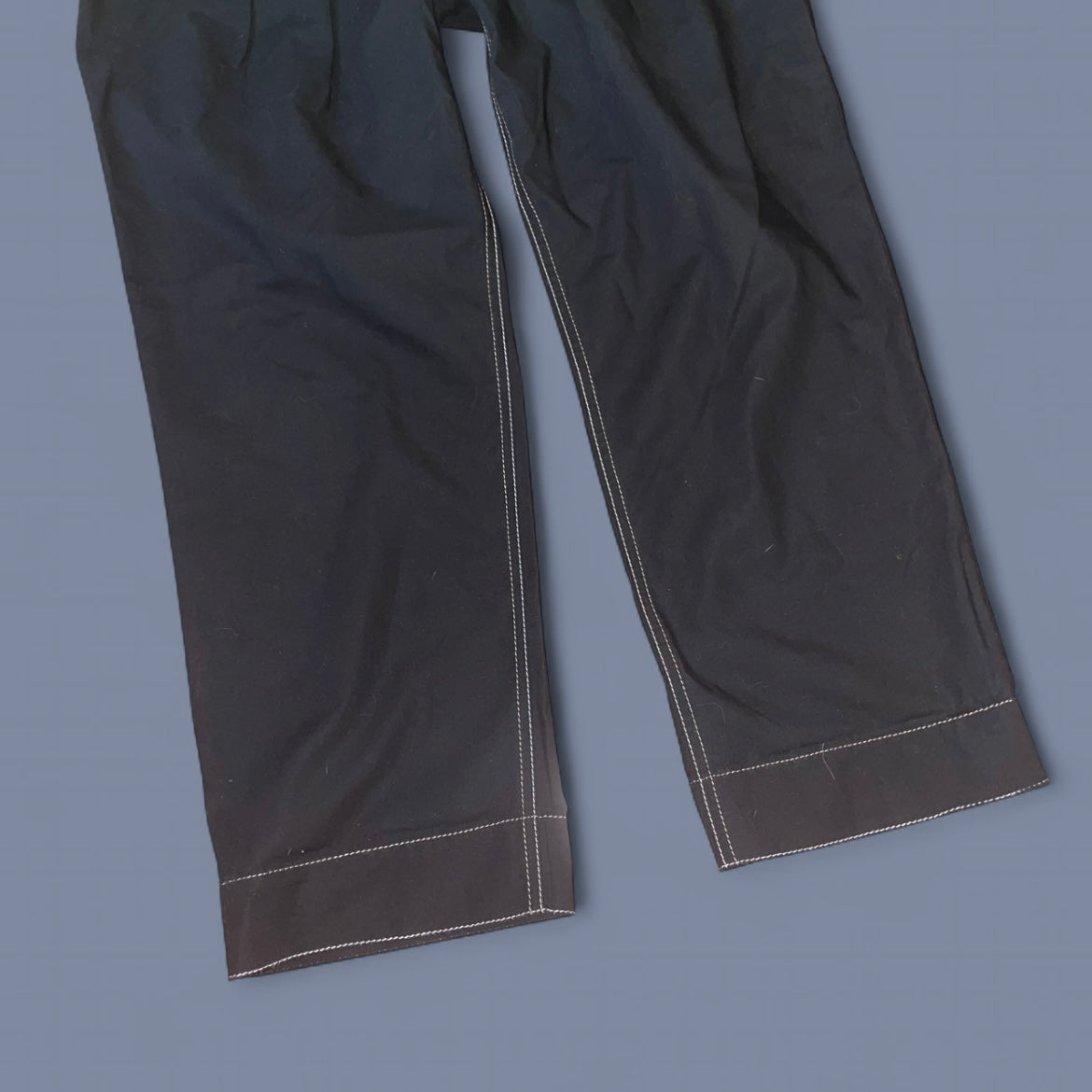 Vintage Cop. Copine Black High-Waisted Suit Trousers