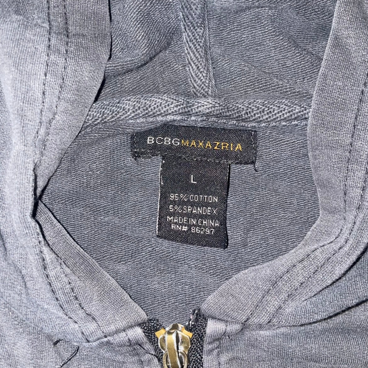 Vintage BCBG Sequin Zip Up Hoodie
