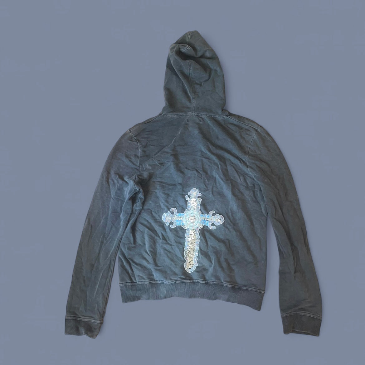 Vintage BCBG Sequin Zip Up Hoodie