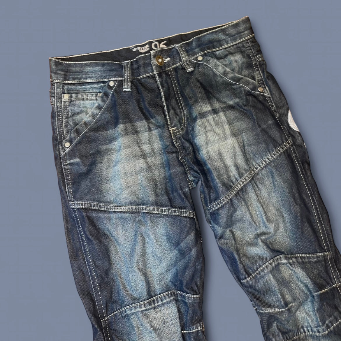 Vintage G-Star Dark Wash Cinch Back Jeans
