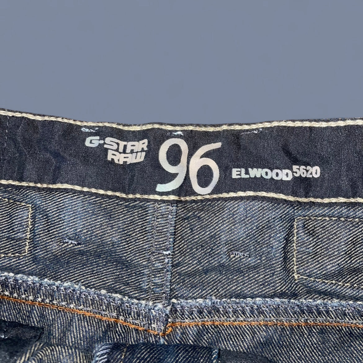 Vintage G-Star Dark Wash Cinch Back Jeans