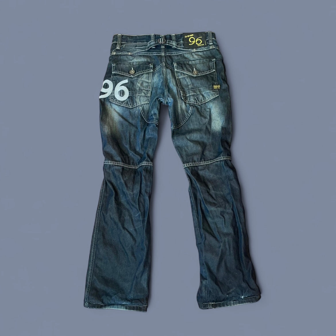 Vintage G-Star Dark Wash Cinch Back Jeans