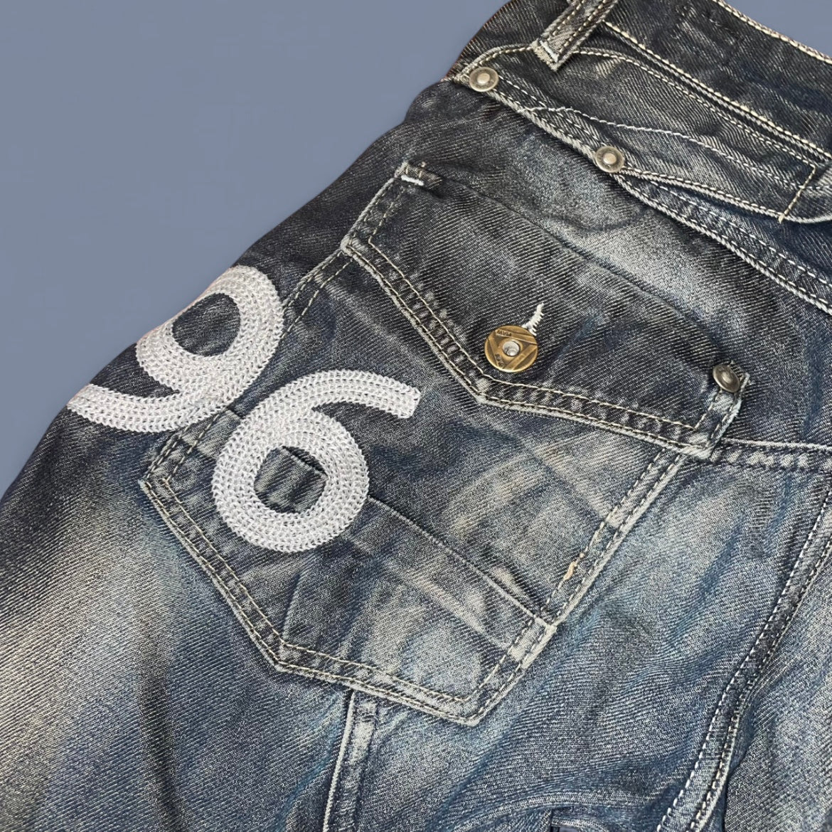 Vintage G-Star Dark Wash Cinch Back Jeans