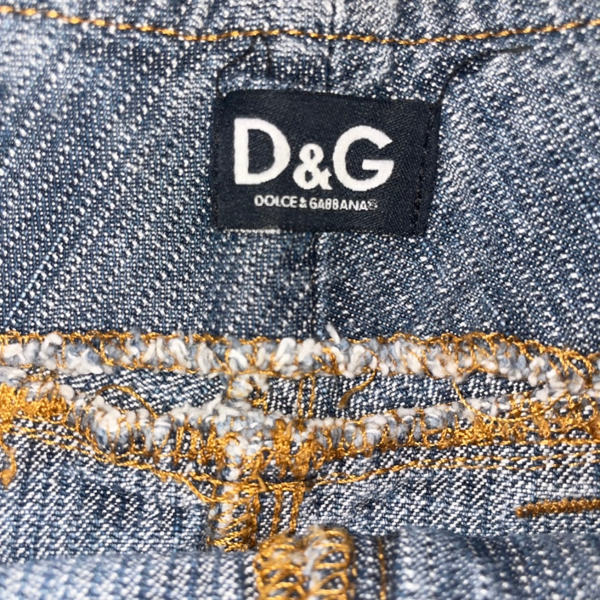 Dolce & Gabbana Denim Midi Skirt