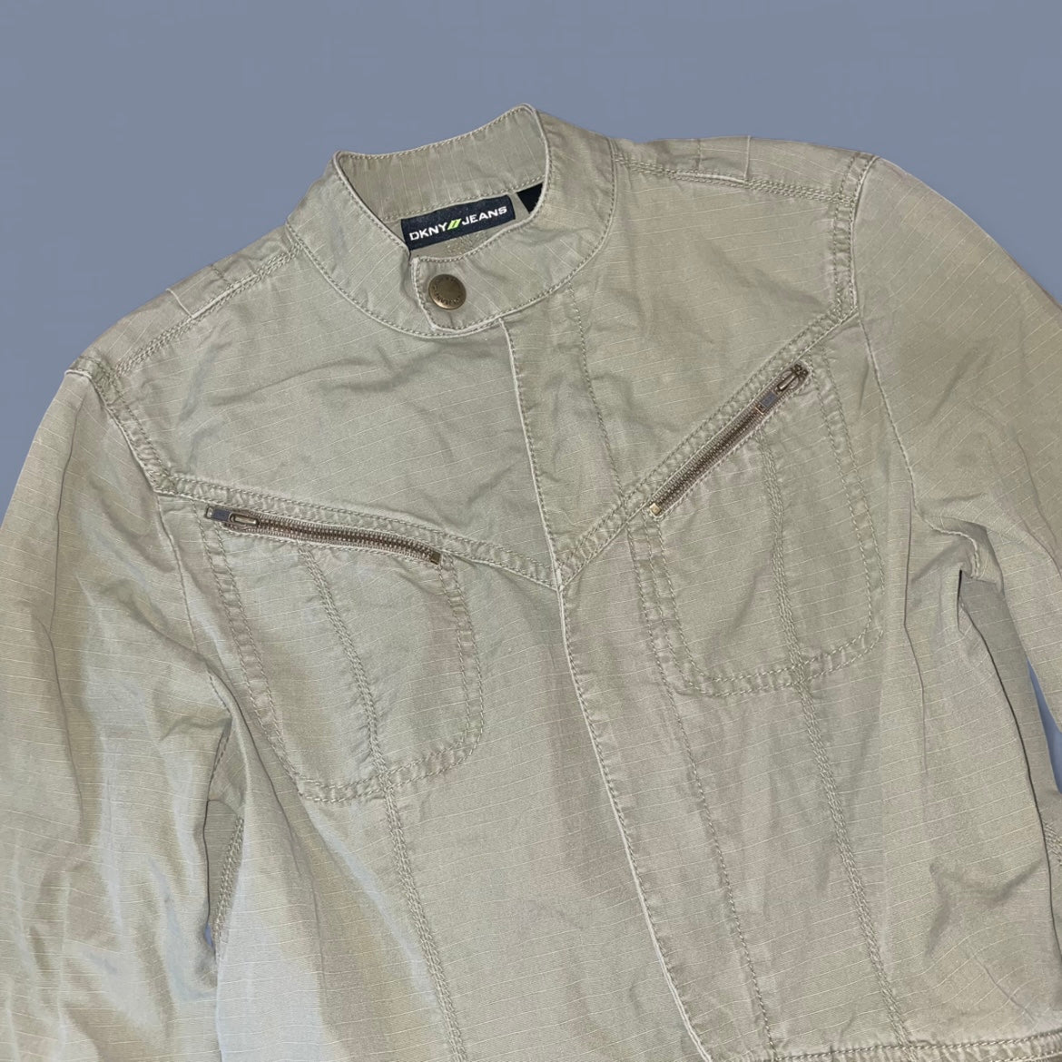 Vintage DKNY Khaki Green Utility Jacket