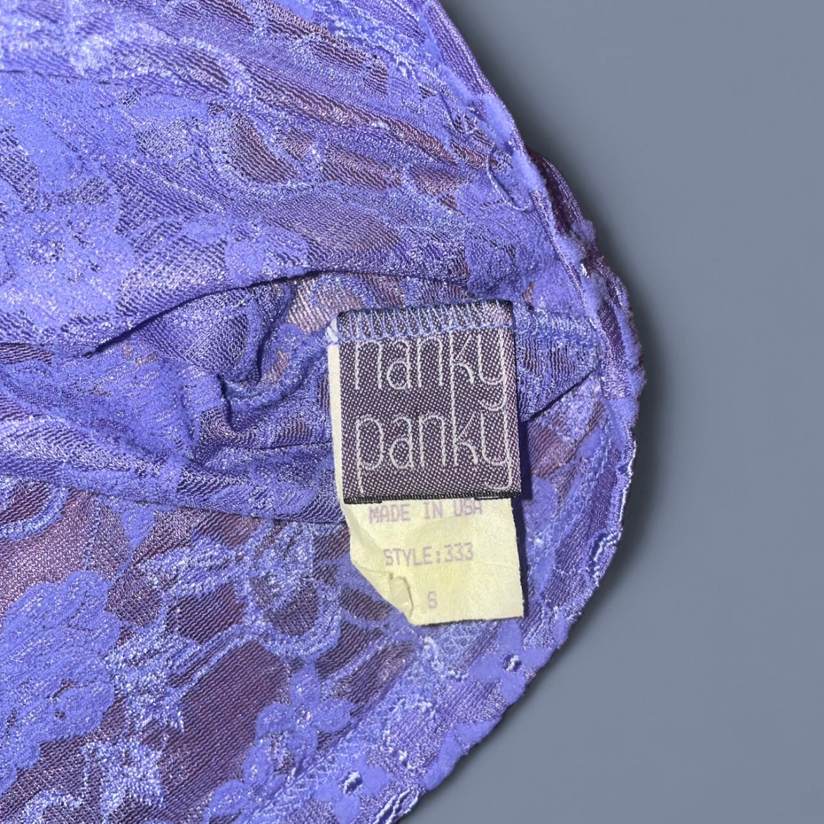Vintage 00s Periwinkle Lace Top