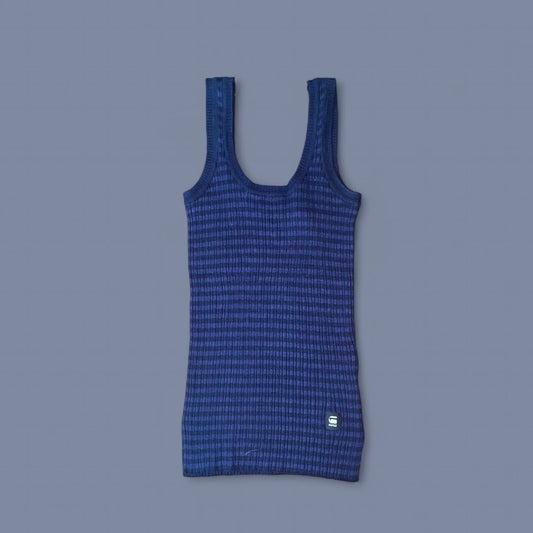 G-Star Navy Ribbed Tank